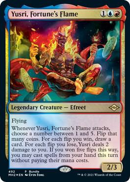 Yusri, Fortune's Flame (MH2 Bundle) [Unique and Miscellaneous Promos] 492
