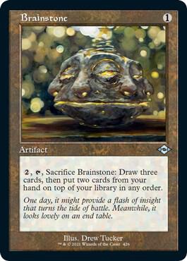 Brainstone (Retro Frame) (Foil Etched) [Modern Horizons 2] 426