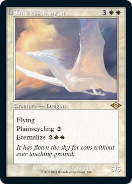 Timeless Dragon (Retro Frame) (Foil Etched) [Modern Horizons 2] 388