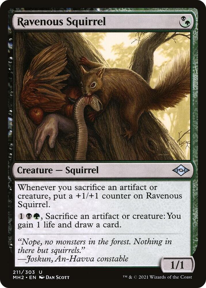 Ravenous Squirrel [Modern Horizons 2] 211