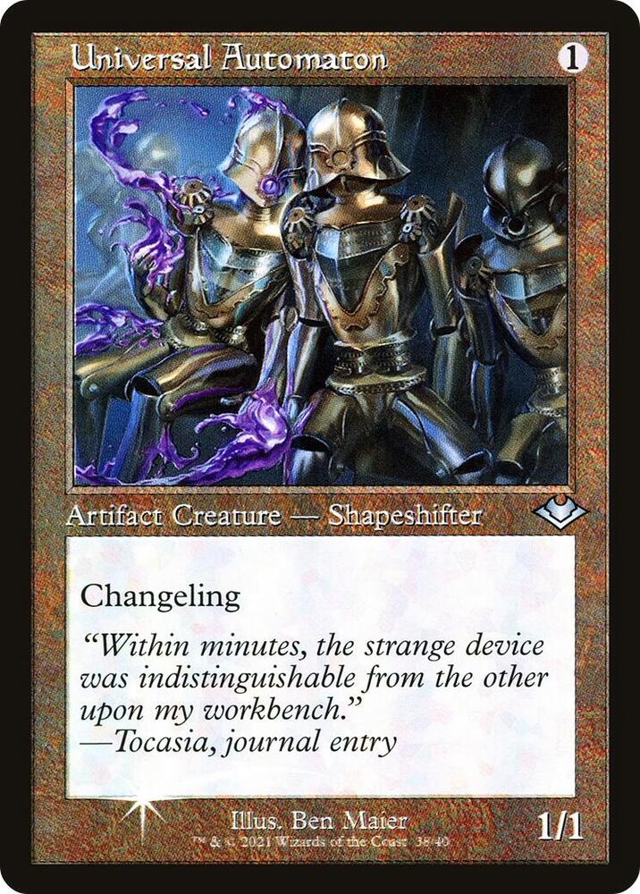 Universal Automaton (Retro Frame) (Foil Etched) [Modern Horizons] 38