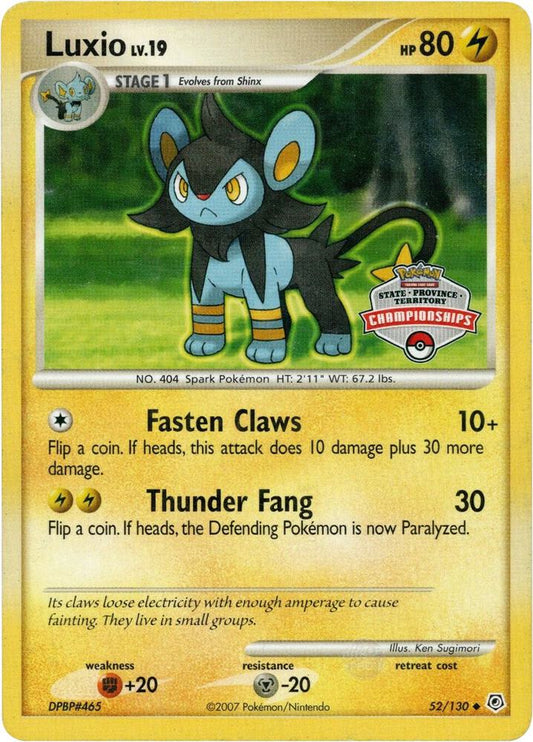 Luxio - 52/130 (State Championship Promo) [League & Championship Cards] 052/130