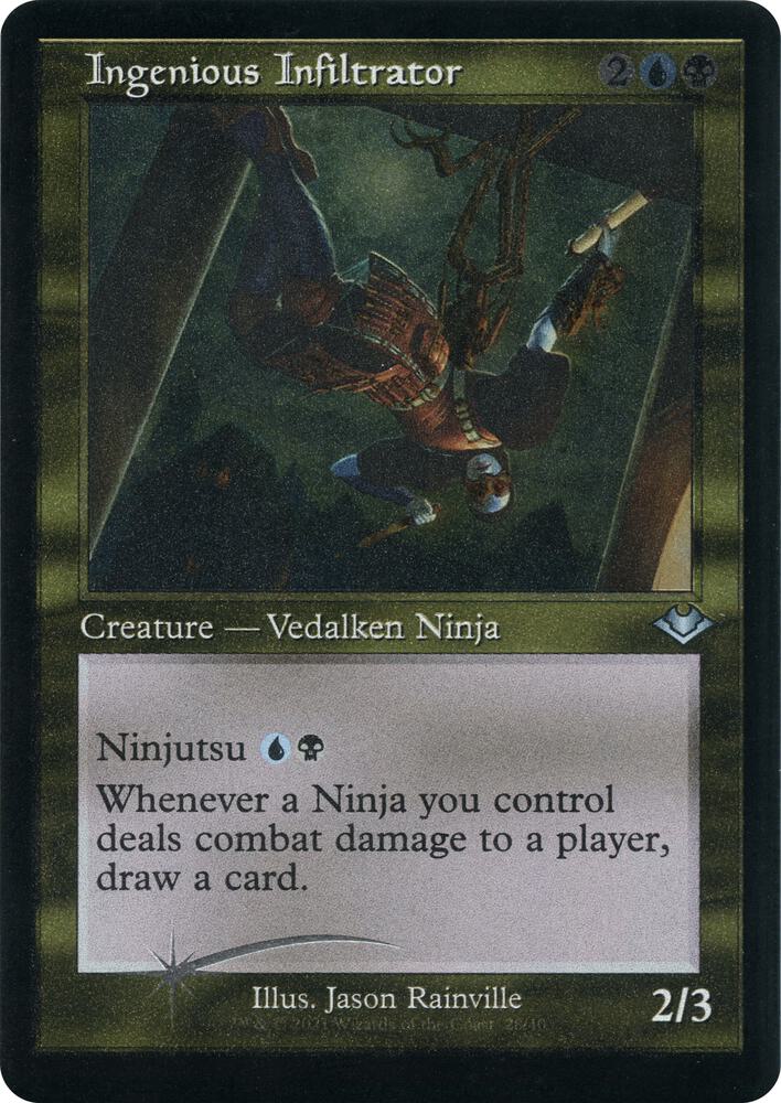 Ingenious Infiltrator (Retro Frame) (Foil Etched) [Modern Horizons] 28