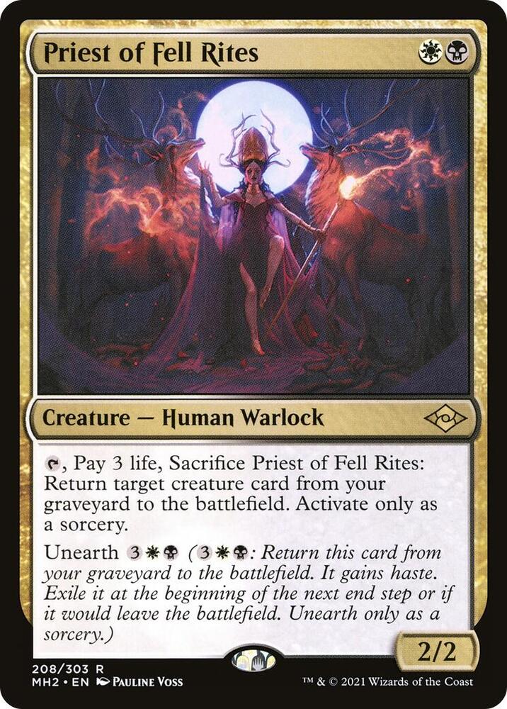 Priest of Fell Rites [Modern Horizons 2] 208