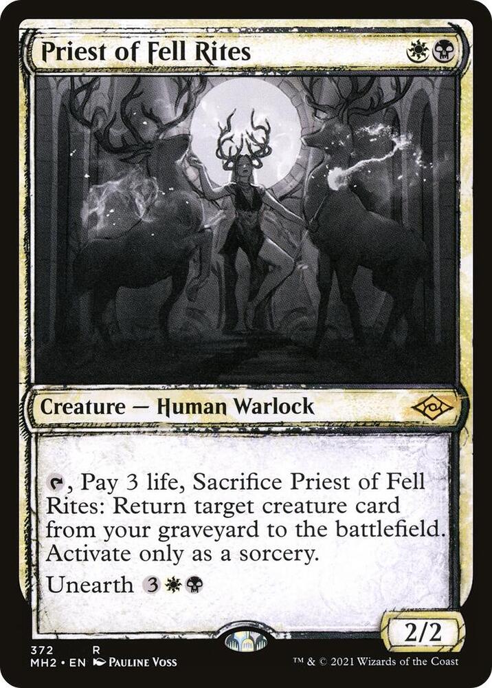 Priest of Fell Rites (Showcase) [Modern Horizons 2] 372
