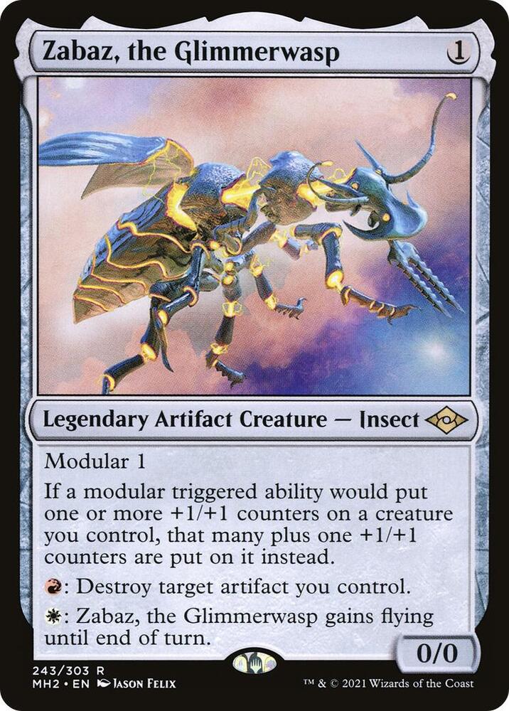 Zabaz, the Glimmerwasp [Modern Horizons 2] 243