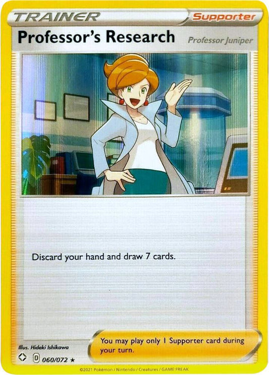 Professor's Research [Professor Juniper] - 060/072 (Line Holo) [Deck Exclusives] 060/072