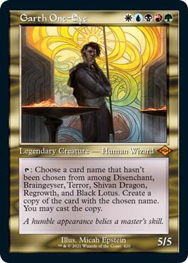 Garth One-Eye (Retro Frame) (Foil Etched) [Modern Horizons 2] 420