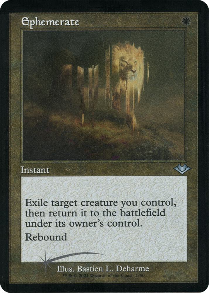 Ephemerate (Retro Frame) (Foil Etched) [Modern Horizons] 1