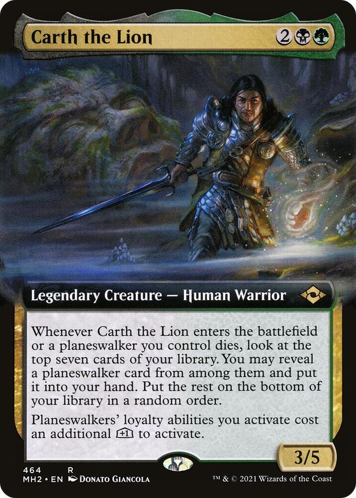 Carth the Lion (Extended Art) [Modern Horizons 2] 464