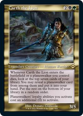 Carth the Lion (Retro Frame) (Foil Etched) [Modern Horizons 2] 418