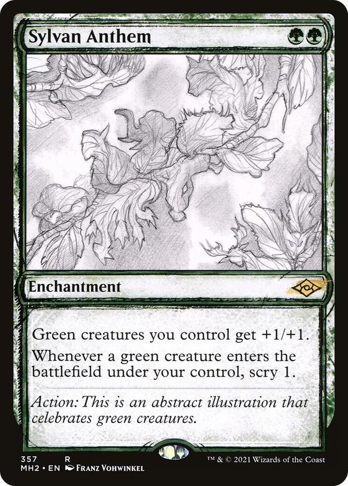 Sylvan Anthem (Showcase) [Modern Horizons 2] 357