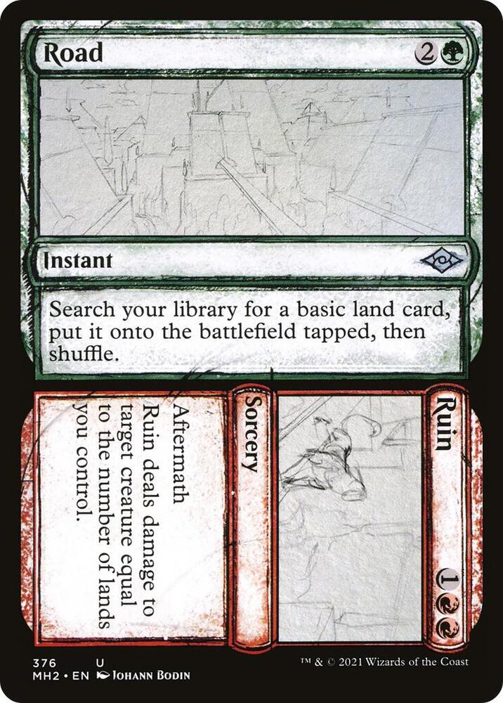 Road // Ruin (Showcase) [Modern Horizons 2] 376