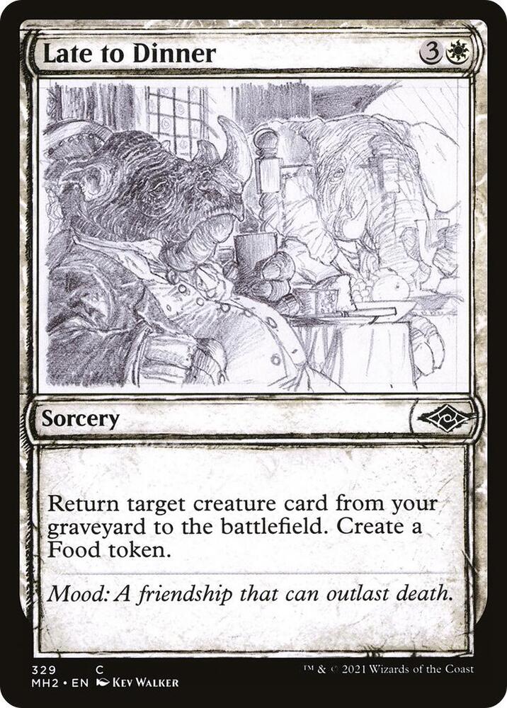 Late to Dinner (Showcase) [Modern Horizons 2] 329