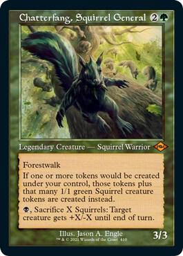 Chatterfang, Squirrel General (Retro Frame) (Foil Etched) [Modern Horizons 2] 410