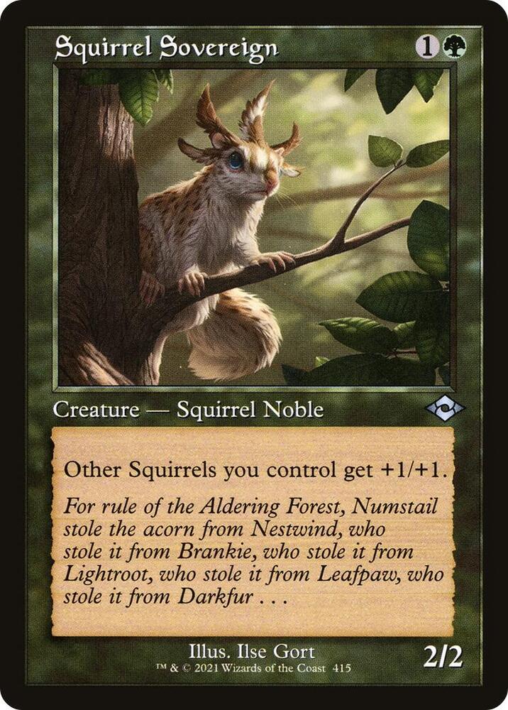 Squirrel Sovereign (Retro Frame) [Modern Horizons 2] 415