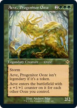 Aeve, Progenitor Ooze (Retro Frame) (Foil Etched) [Modern Horizons 2] 409