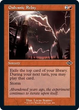 Galvanic Relay (Retro Frame) (Foil Etched) [Modern Horizons 2] 406