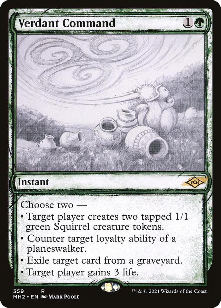 Verdant Command (Showcase) [Modern Horizons 2] 359