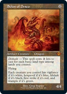 Scion of Draco (Retro Frame) (Foil Etched) [Modern Horizons 2] 431