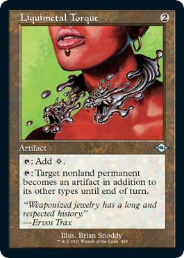 Liquimetal Torque (Retro Frame) (Foil Etched) [Modern Horizons 2] 428
