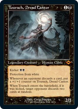 Tourach, Dread Cantor (Retro Frame) (Foil Etched) [Modern Horizons 2] 402