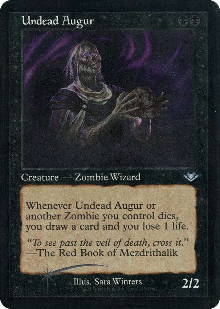 Undead Augur (Retro Frame) (Foil Etched) [Modern Horizons] 15