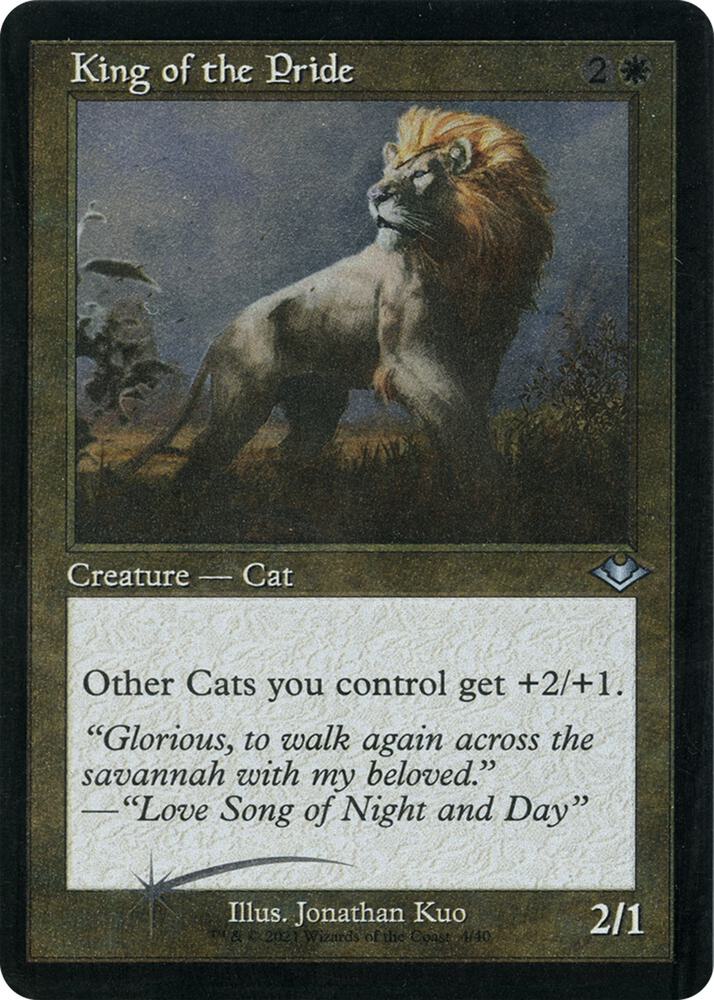 King of the Pride (Retro Frame) (Foil Etched) [Modern Horizons] 4
