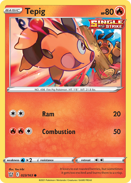 Tepig - 23/163 Battle Styles