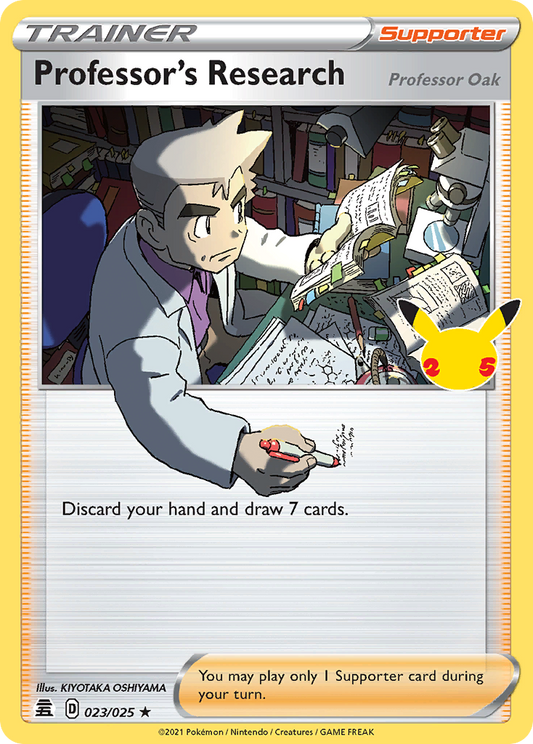 Professor's Research (Professor Oak) - 23/25 Celebrations