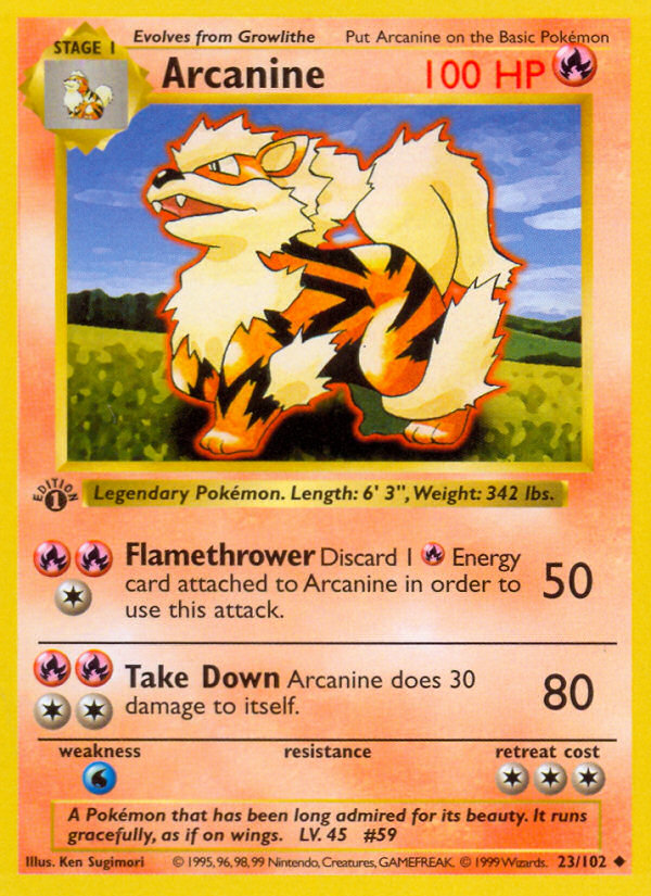 Arcanine - 23/102 Base