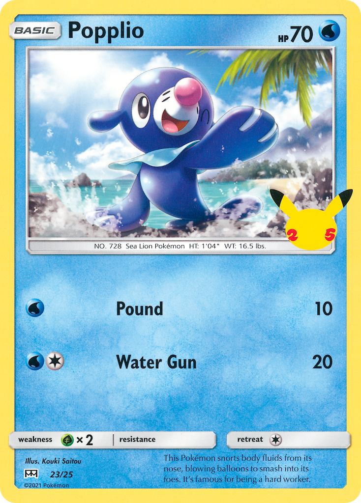 Popplio - 23/25 McDonald's Collection 2021