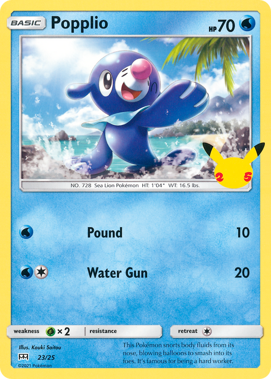 Popplio - 23/25 McDonald's Collection 2021