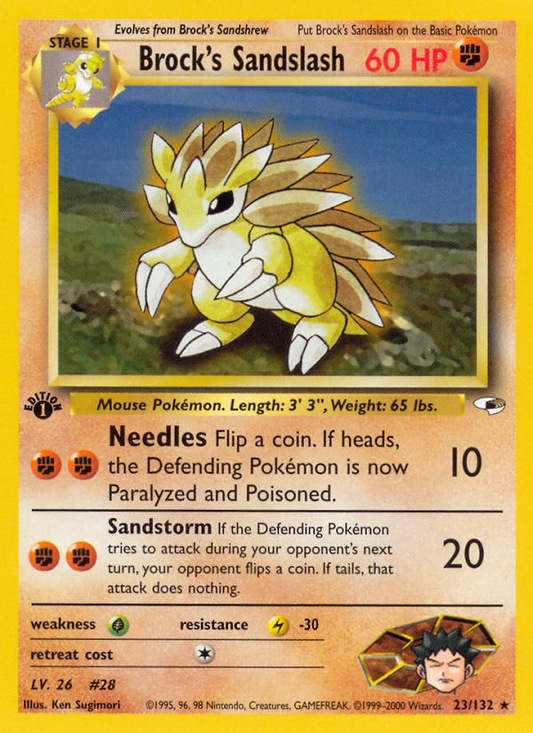 Brock's Sandslash - 23/132 Gym Heroes