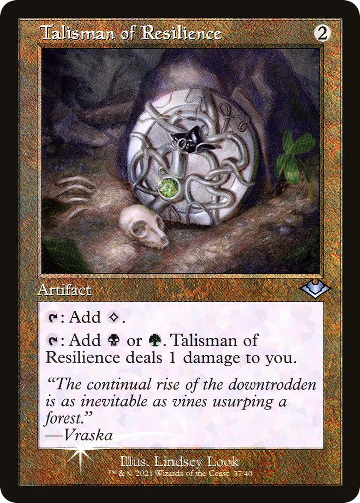 Talisman of Resilience (Retro Frame) [Modern Horizons] 37