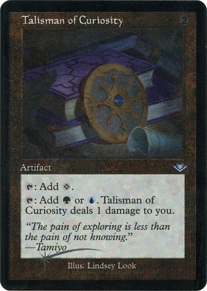 Talisman of Curiosity (Retro Frame) (Foil Etched) [Modern Horizons] 35