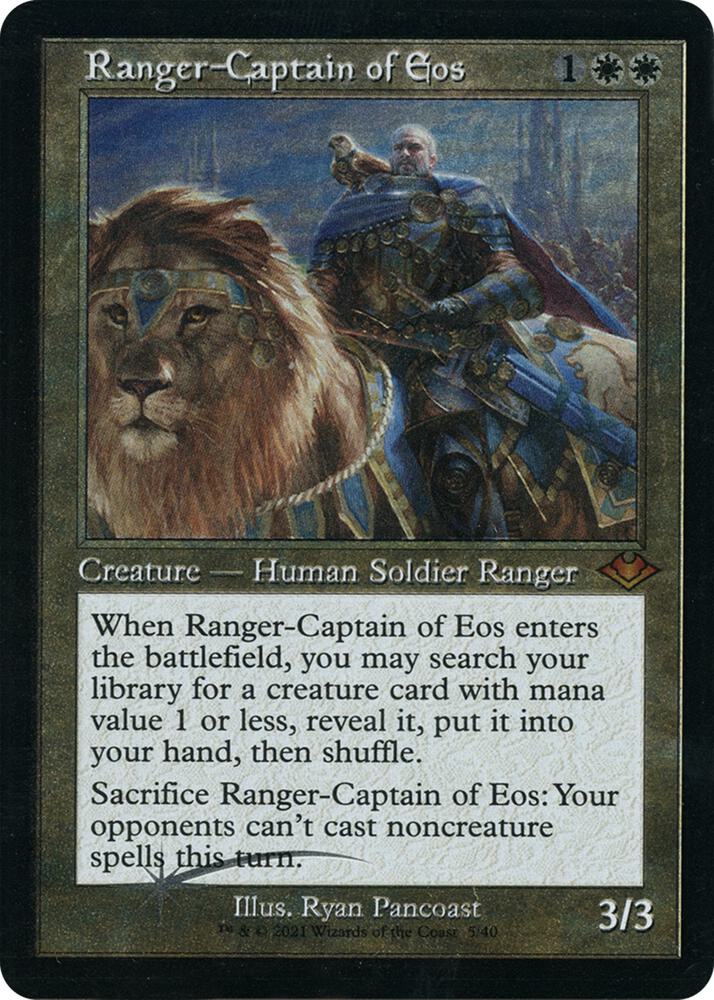 Ranger-Captain of Eos (Retro Frame) (Foil Etched) [Modern Horizons] 5