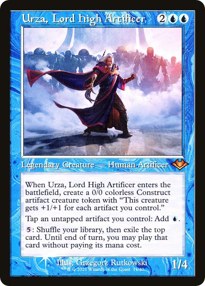 Urza, Lord High Artificer (Retro Frame) [Modern Horizons] 11