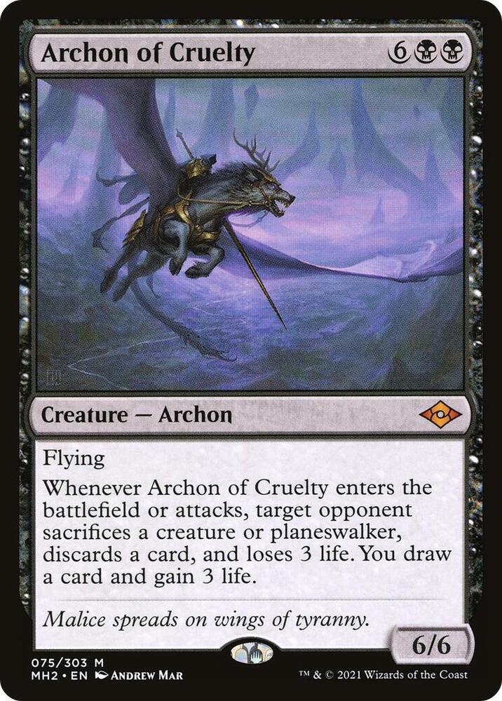 Archon of Cruelty [Modern Horizons 2] 75