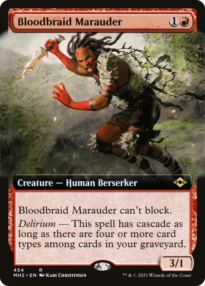 Bloodbraid Marauder (Extended Art) [Modern Horizons 2] 454