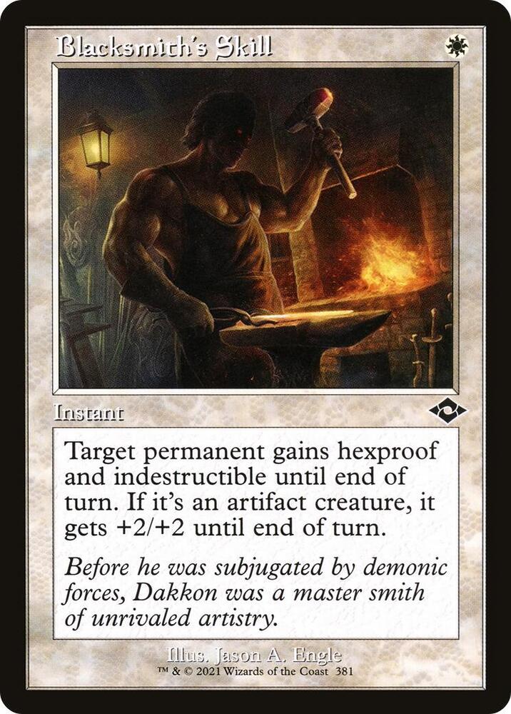 Blacksmith's Skill (Retro Frame) [Modern Horizons 2] 381