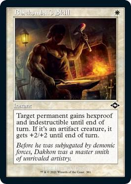 Blacksmith's Skill (Retro Frame) (Foil Etched) [Modern Horizons 2] 381