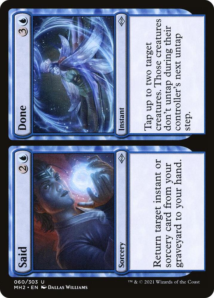 Said // Done [Modern Horizons 2] 60