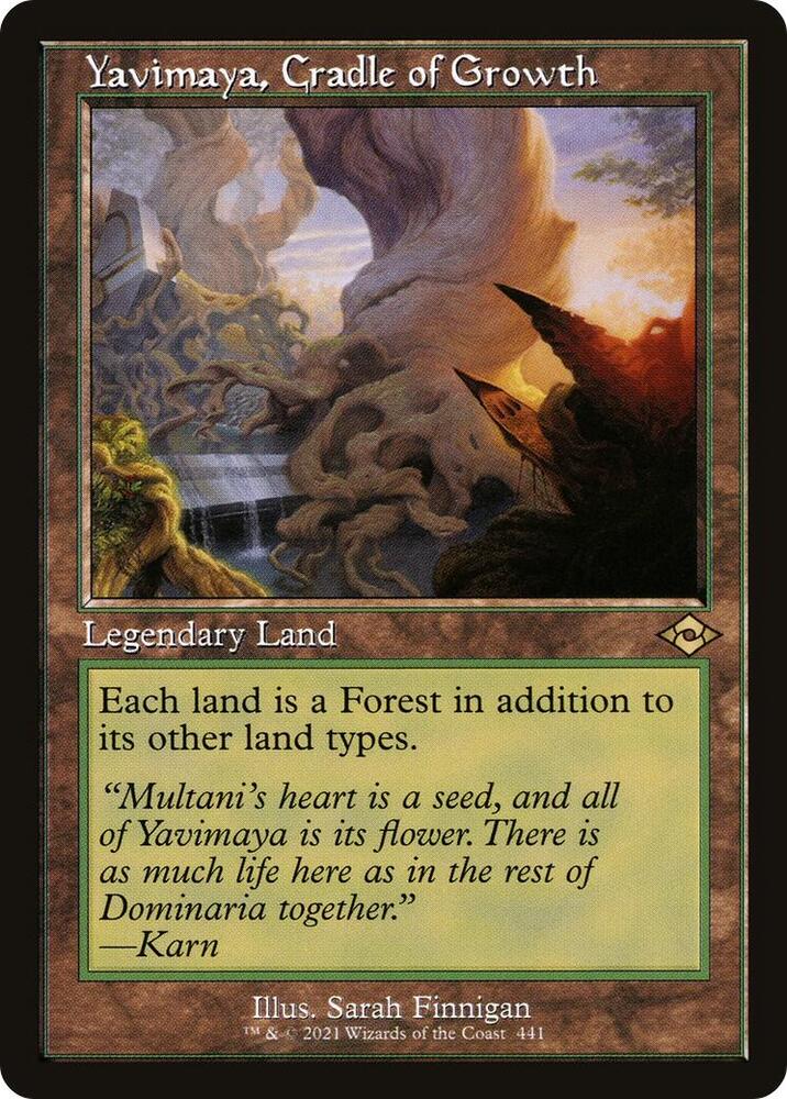 Yavimaya, Cradle of Growth (Retro Frame) [Modern Horizons 2] 441