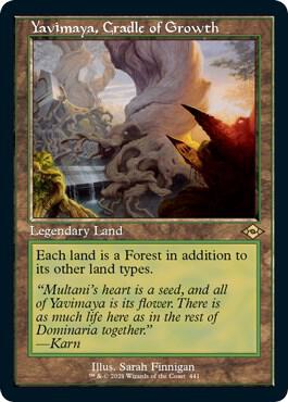 Yavimaya, Cradle of Growth (Retro Frame) (Foil Etched) [Modern Horizons 2] 441