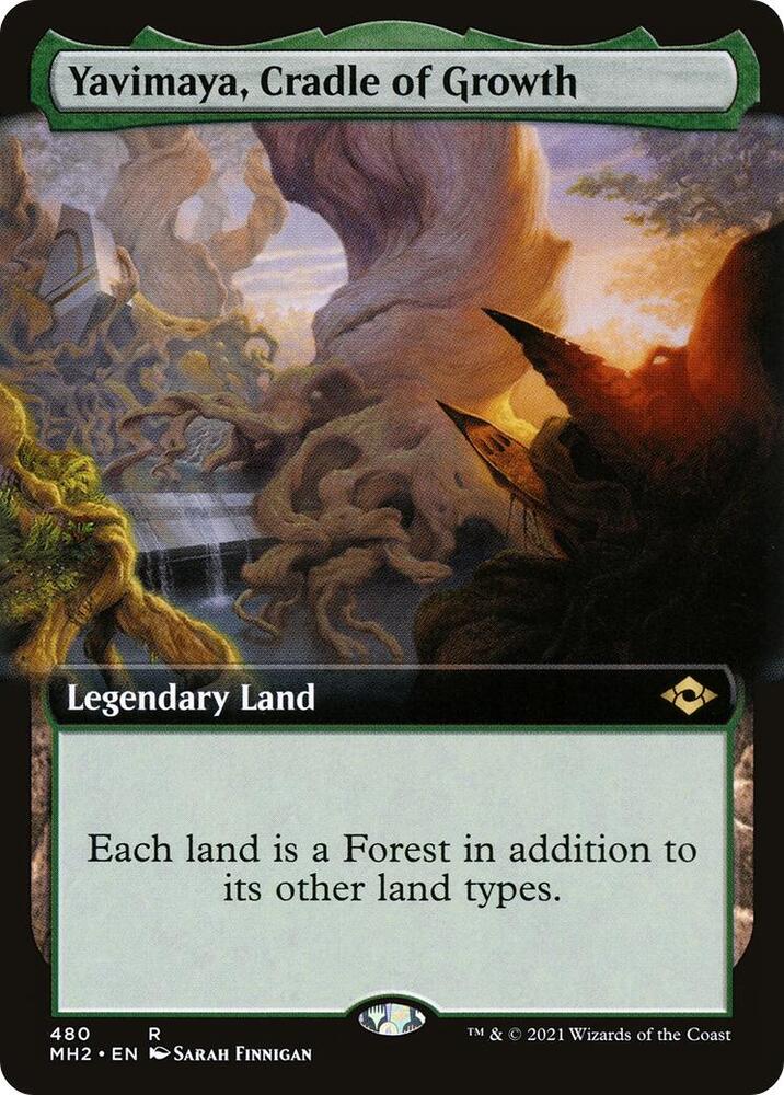 Yavimaya, Cradle of Growth (Extended Art) [Modern Horizons 2] 480