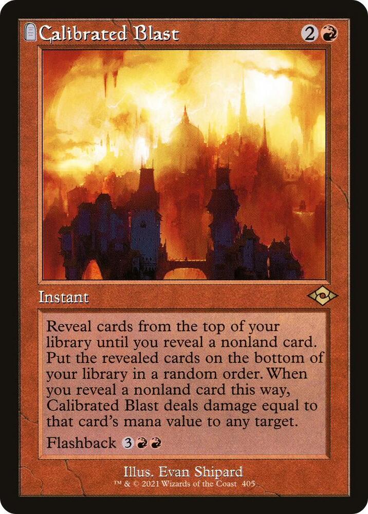 Calibrated Blast (Retro Frame) [Modern Horizons 2] 405