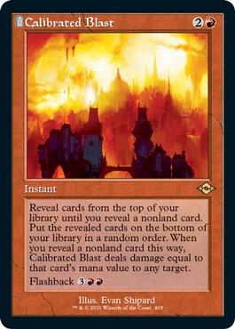 Calibrated Blast (Retro Frame) (Foil Etched) [Modern Horizons 2] 405