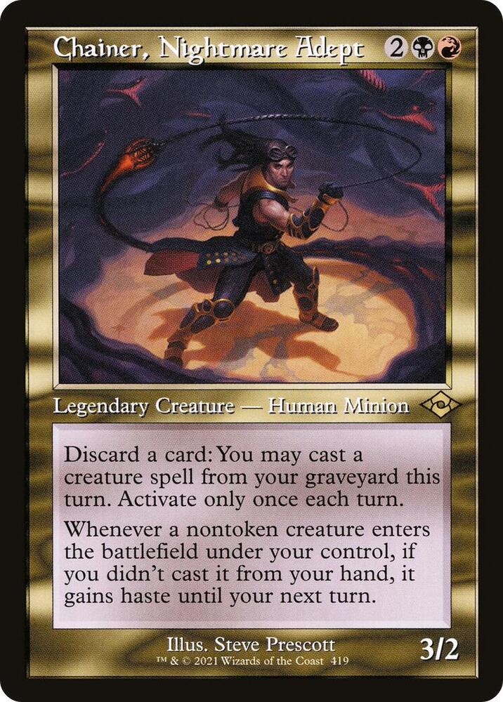 Chainer, Nightmare Adept (Retro Frame) [Modern Horizons 2] 419