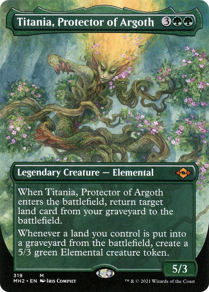 Titania, Protector of Argoth (Borderless) [Modern Horizons 2] 319